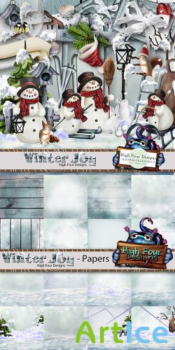 Scrap - Winter Joy PNG and JPG Files