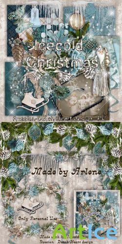 Scrap Set -  Icecold Christmas PNG and JPG Files