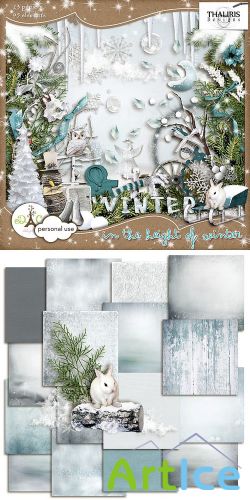 Scrap Set - In the Height of Winter PNG and JPG Files