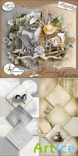 Scrap Set - Luxury Choice PNG and JPG Files