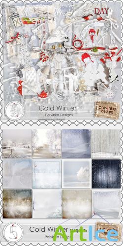 Scrap - Cold Winter PNG and JPG Files