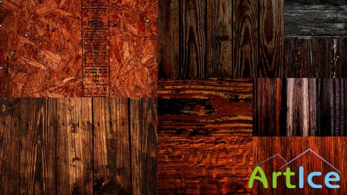 Red Chipboard and other Textures JPG Files