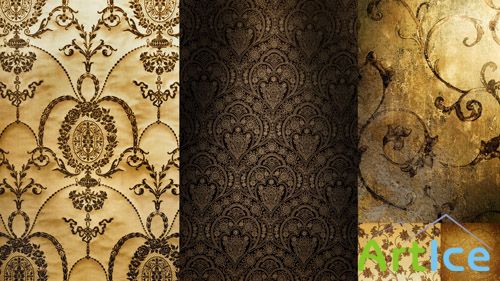 Set Gorgeous Patterned HQ Textures JPG Files