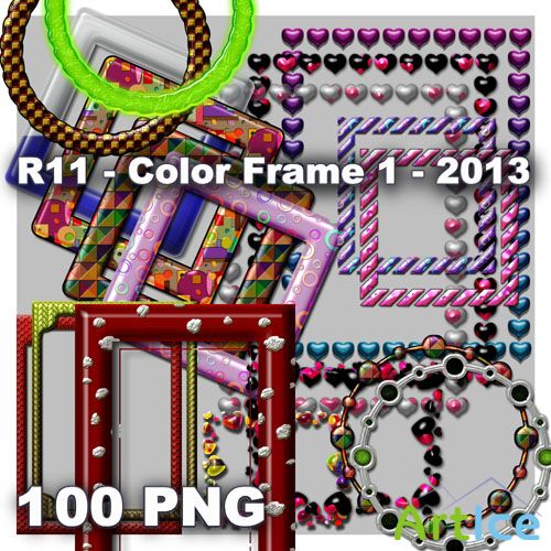 Color Frame 1 PNG Files