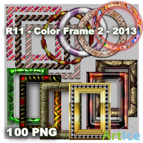 Color Frame 2 PNG Files