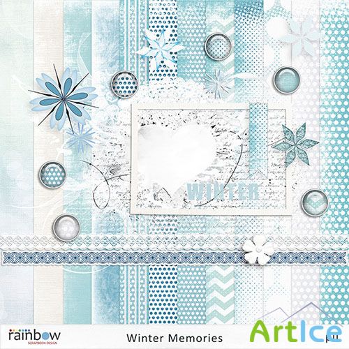 Winter Memories Kit PNG and JPG Files