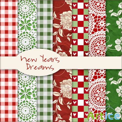 New Years Dreams Textures JPG Files