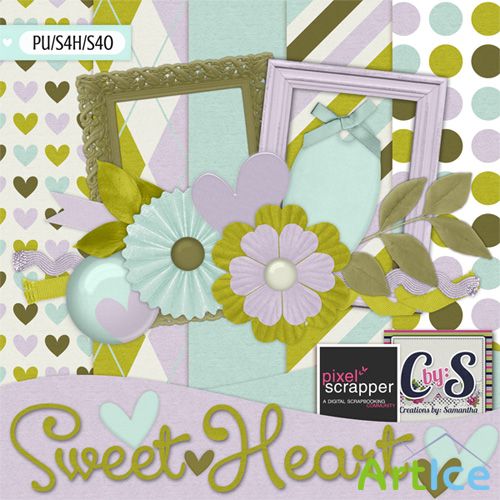 Sweet Heart Kit PNG and JPG Files
