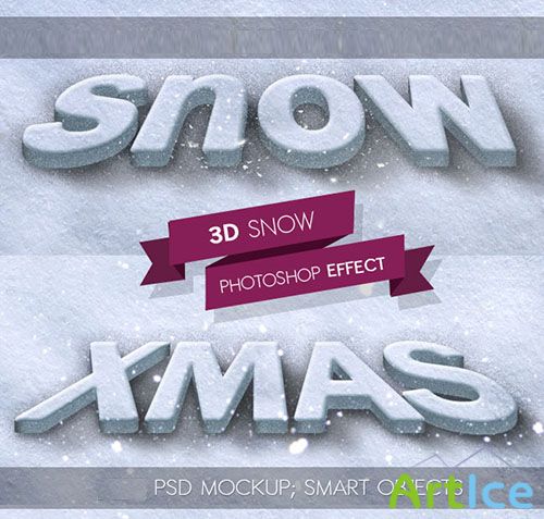 3D Snow Photoshop Style REUPLOAD