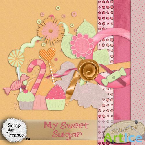 Scrap - My Sweet Sugar PNG and JPG Files