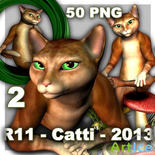 Catti - 2 PNG Files