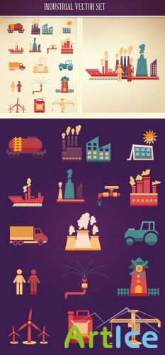 Designtnt - Industrial Vector Set 2