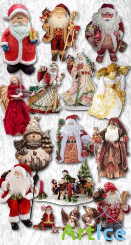 Statuettes and figurines of Santa Claus