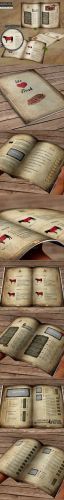 GraphicRiver - Steakhouse Menu Card in Western Style 5180635