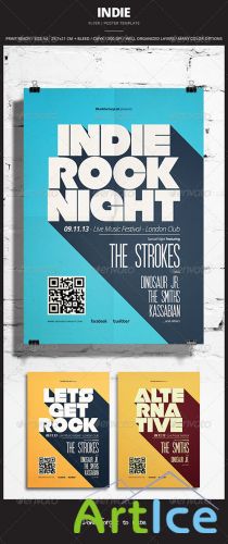 GraphicRiver - Indie Flyer / Poster 12 - 5854663