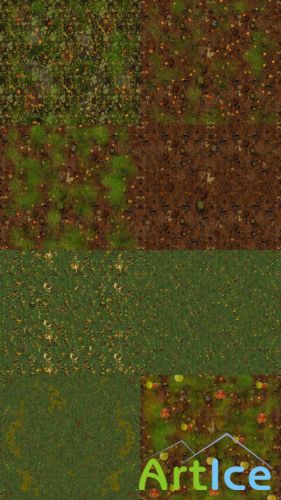 Textures - Autumn Grass JPG Files