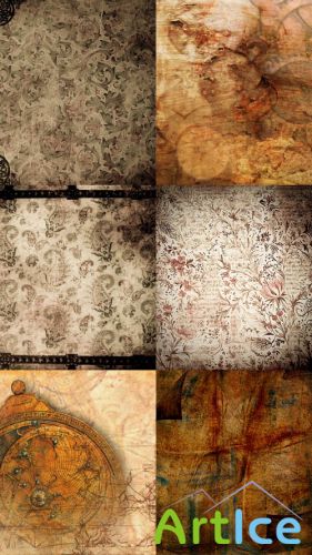 Vintage Texture with Patterns and Colors JPG Files