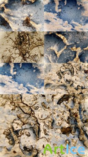 Abstract Microscopic Textures JPG Files