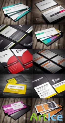 10 Creative Business Cards Collection PSD