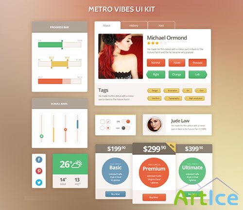 Metro Vibes - The Perfect Metro Style UI Kit