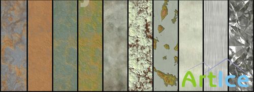 Textures Corroded Metal JPG Files