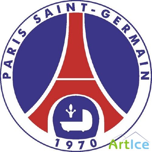 Логотипы и эмблемы футбольных команд Франции (вектор)