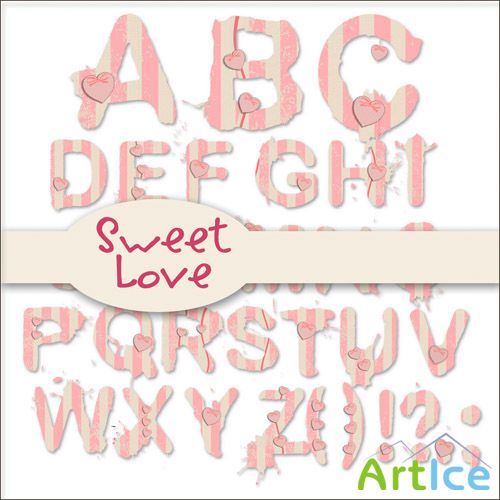 Sweet Love Alpha PNG Files