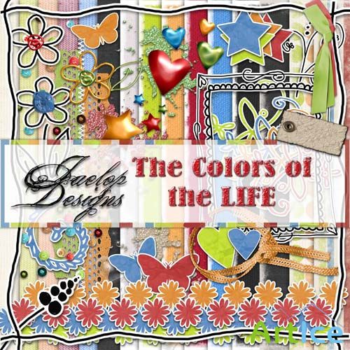 Scrap - The Colors of the LIFE PNG and JPG Files