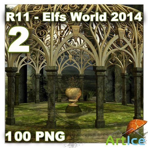 Elfs World 2014 - 2 PNG Files