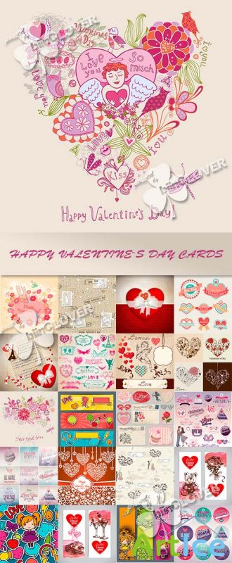 Happy Valentine`s Day card 0565