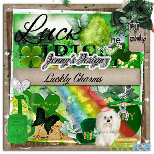 Scrap - Luckly Charms PNG and JPG Files