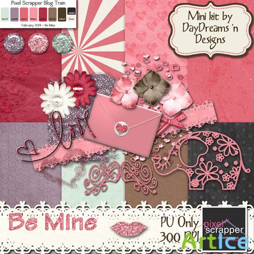 Be mine Kit JPG and PNG FIles
