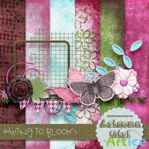 Waiting to Bloom Kit PNG and JPG Files
