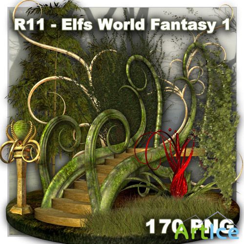 Elfs World Fantasy PNG Files