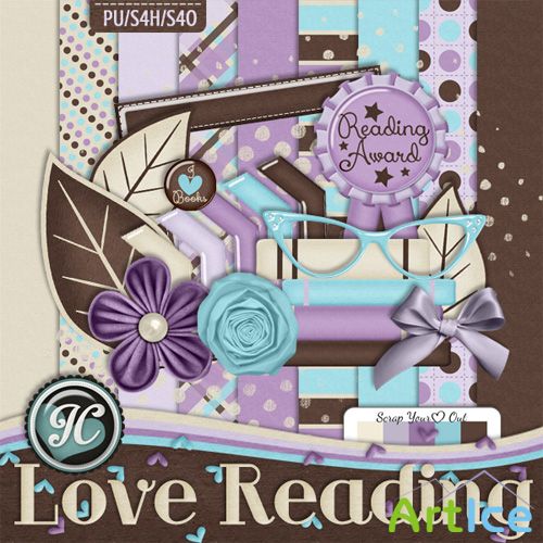 Scrap - Love Reading PNG and JPG Files