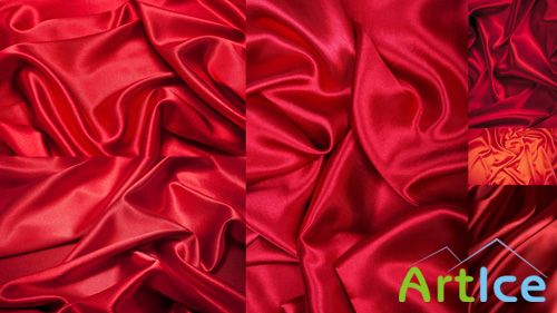 Red Silk Textures JPG Files