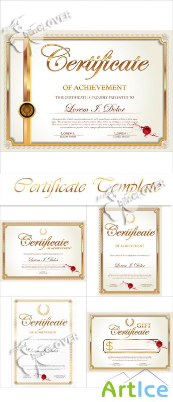 Certificate template 0575