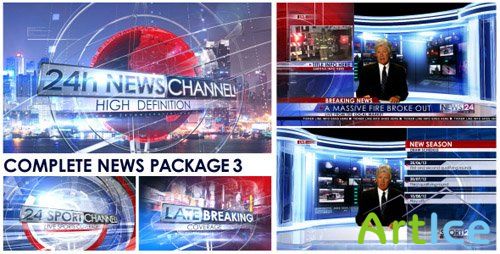 Broadcast Design - Complete News Package 3 - Project for After Effects (Videohive)