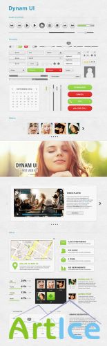 Incredibly User Interface Kit PSD Template