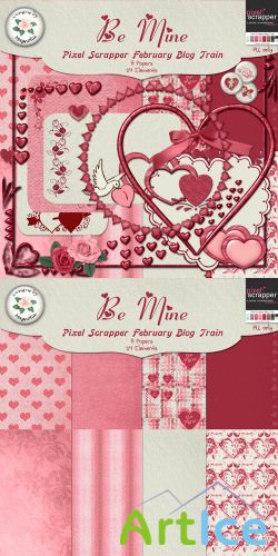 Be Mine Scrap PNG and JPG Files