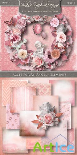 Scrap - Roses For An Angel PNG and JPG Files