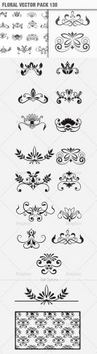 Floral Vector Pack 130