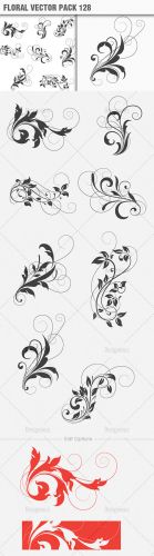 Floral Vector Pack 128