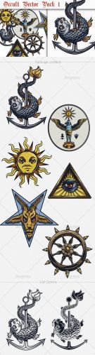 Occult Vector Illustrations Pack 1
