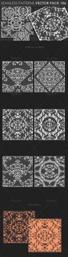 Seamless Patterns Vector Pack 106