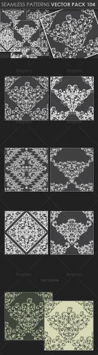 Seamless Patterns Vector Pack 104