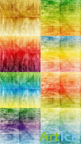 Crumpled Colored paper Textures JPG Files