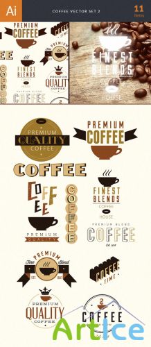 Coffee Vector Illustrations Pack 2