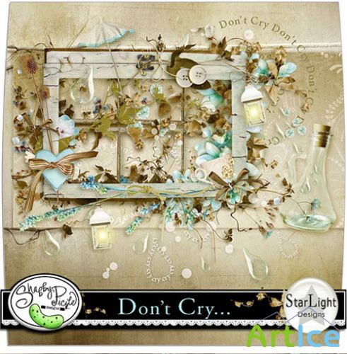 Scrap - Dont Cry PNG and JPG Files
