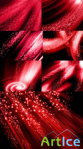Red Stardust Textures JPG Files